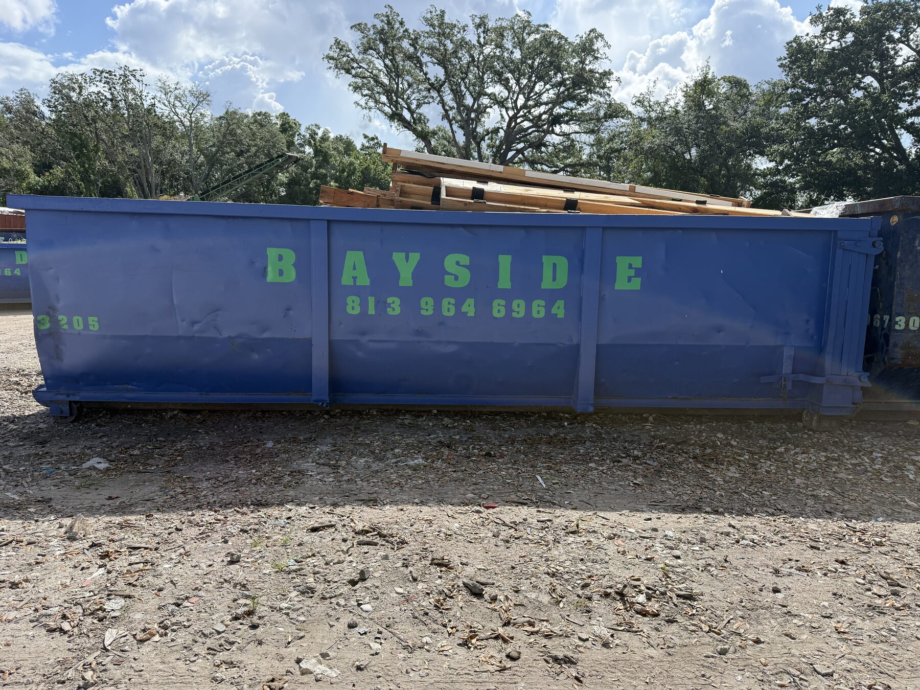 30 yard roll off dumpster Tampa Bay